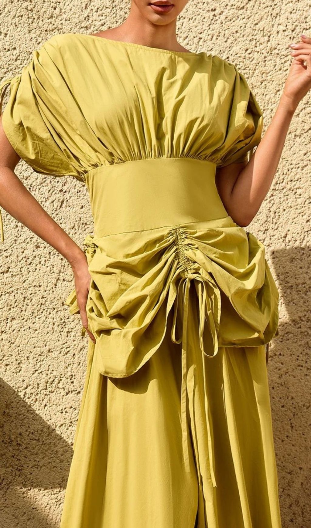 Alderyn Drawstring Maxi Dress