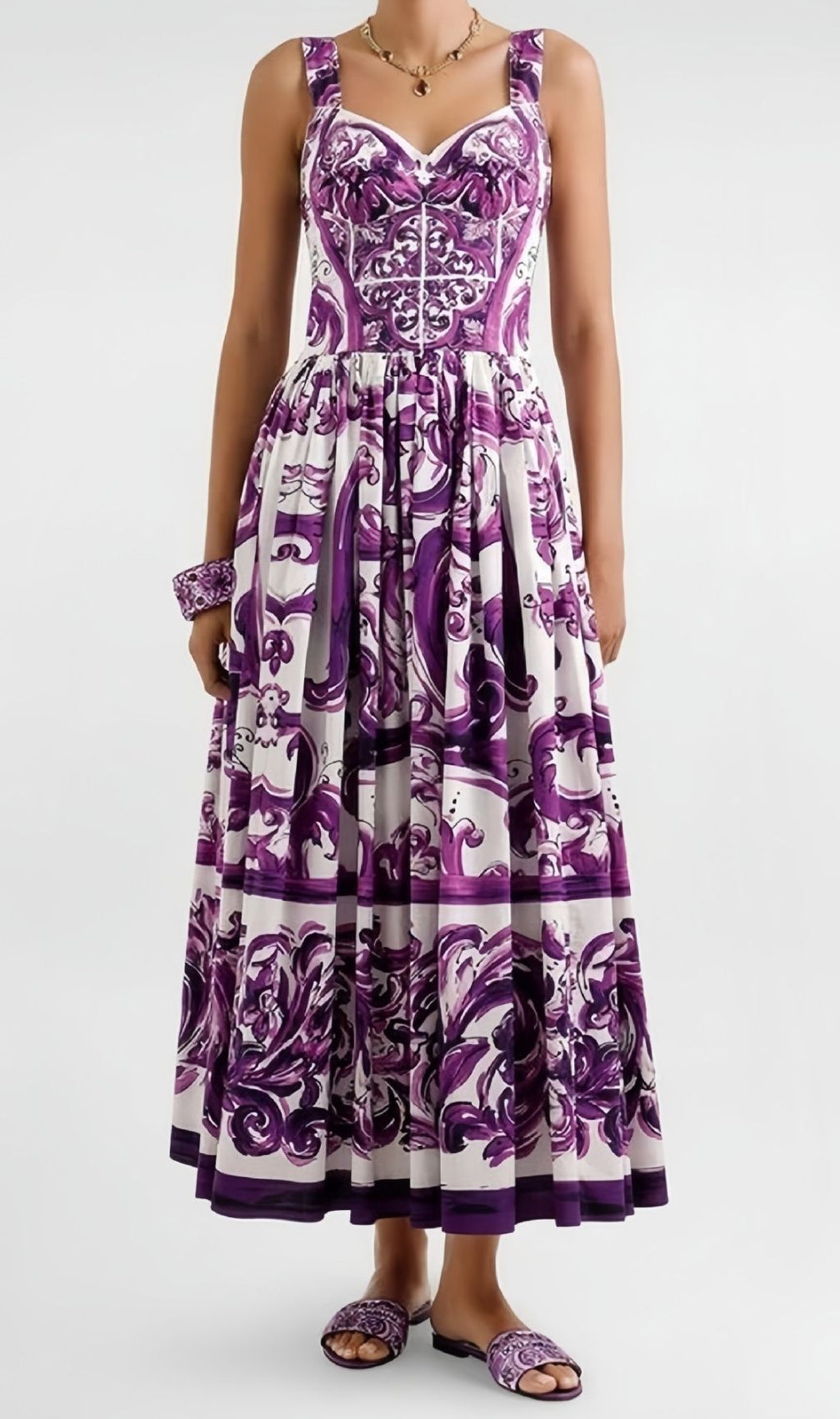 Koko Strappy Printed Maxi Dress