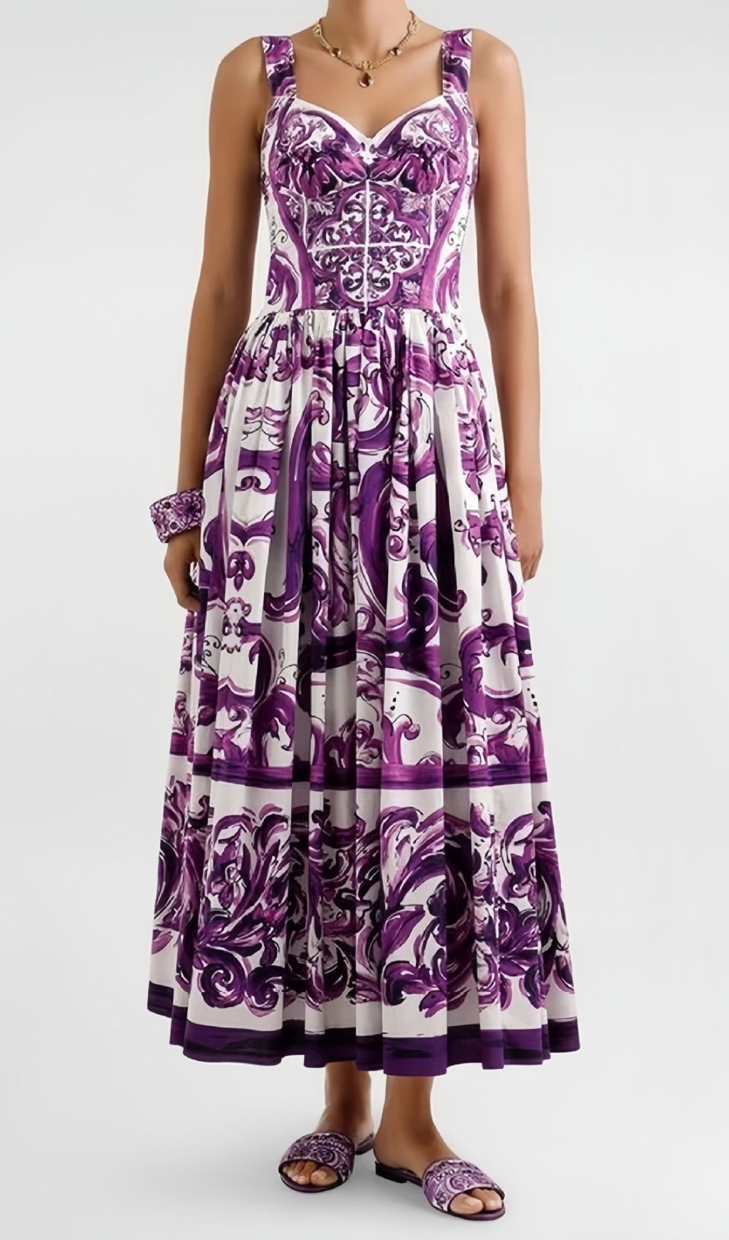 Koko Strappy Printed Maxi Dress
