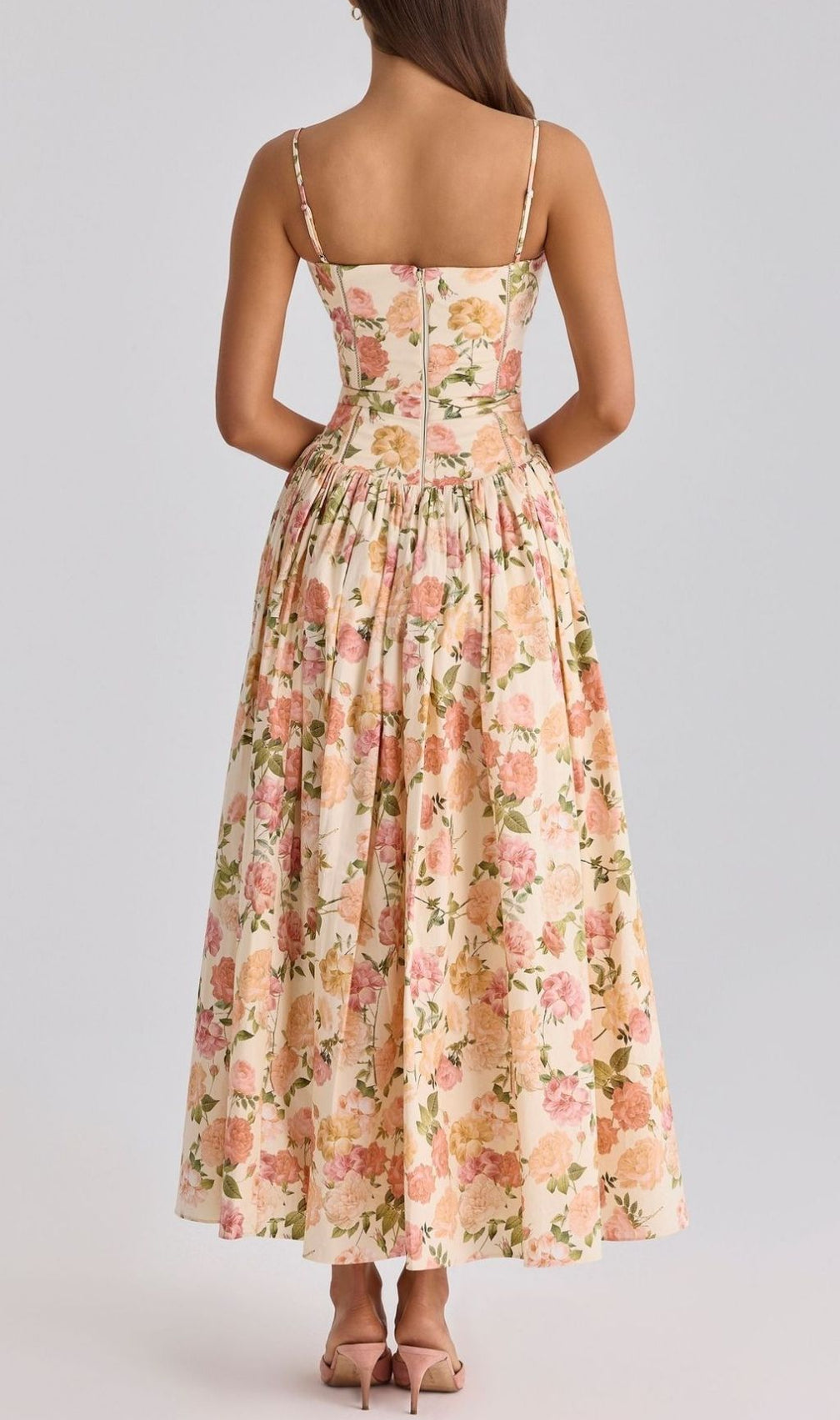 Laray Strappy Floral Maxi Dress