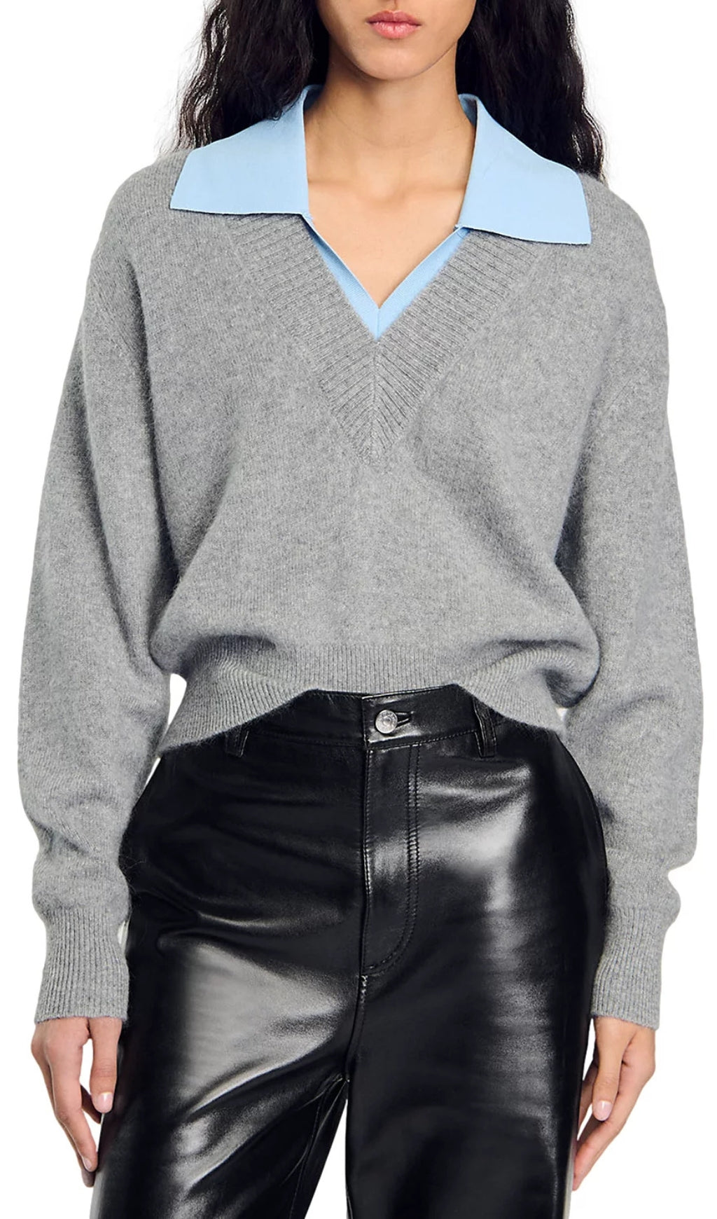 Layered Knit Sweater