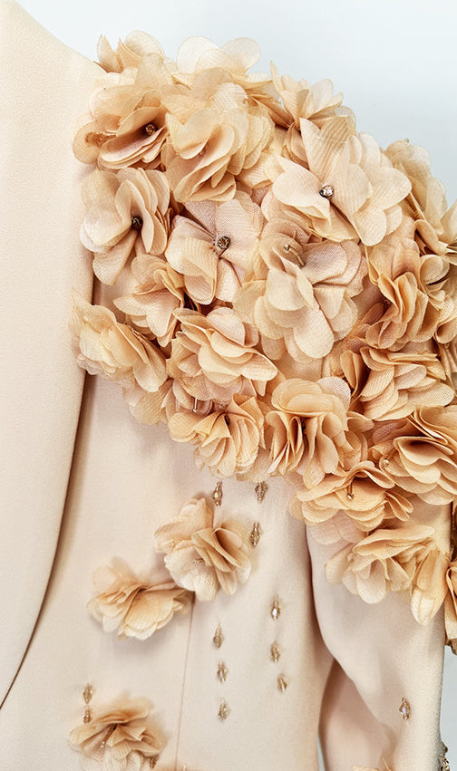 Boudewijn Flower Embellished Blazer Dress
