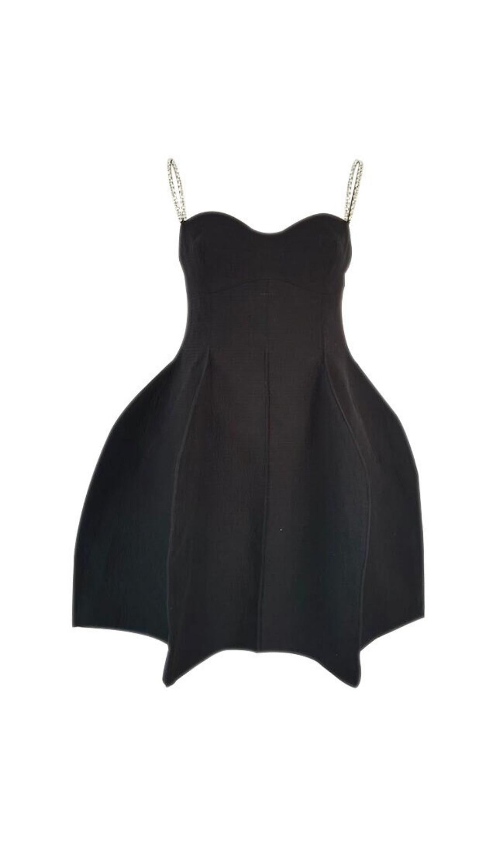 RHINESTONE PEPLUM MINI DRESS
