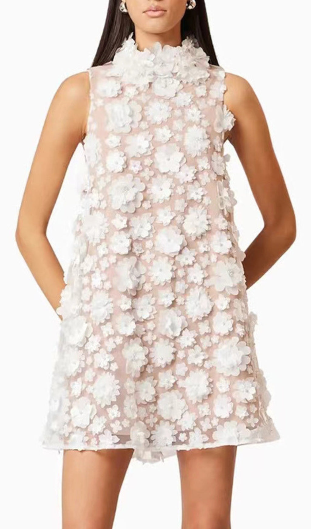 Doane Flower Sleeveless Mini Dress