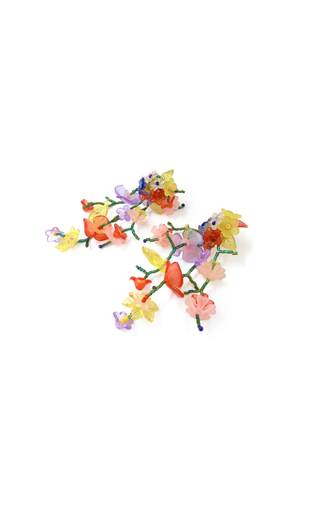 Avital Colorful Flower Acrylic Earrings
