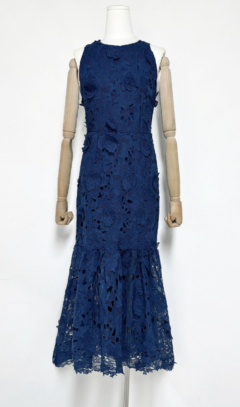 Geraldo Sleeveless Embroidery Maxi Dress