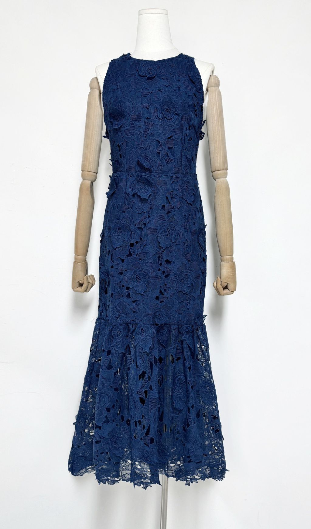 Geraldo Sleeveless Embroidery Maxi Dress