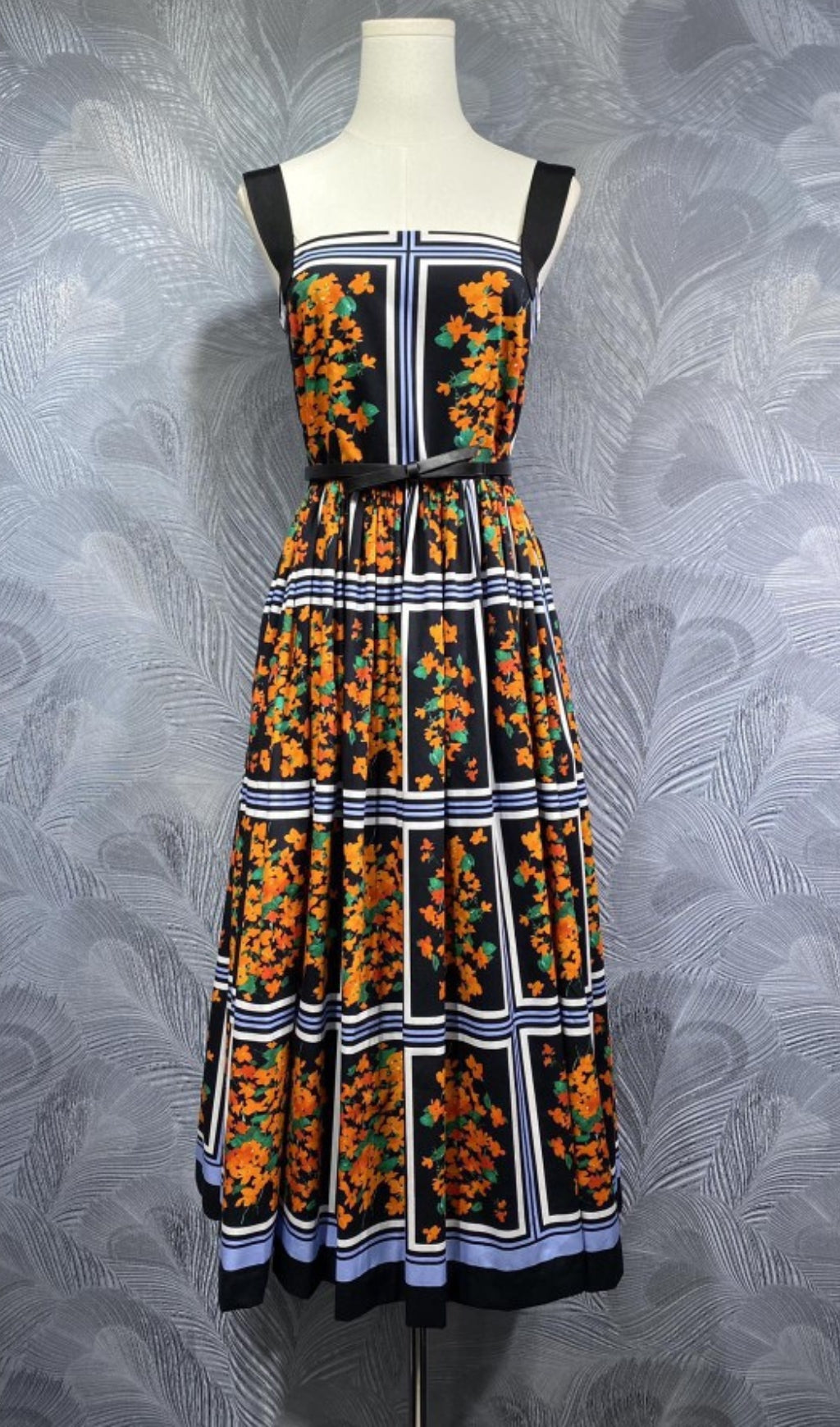 Emerald Floral Printed Midi Dress