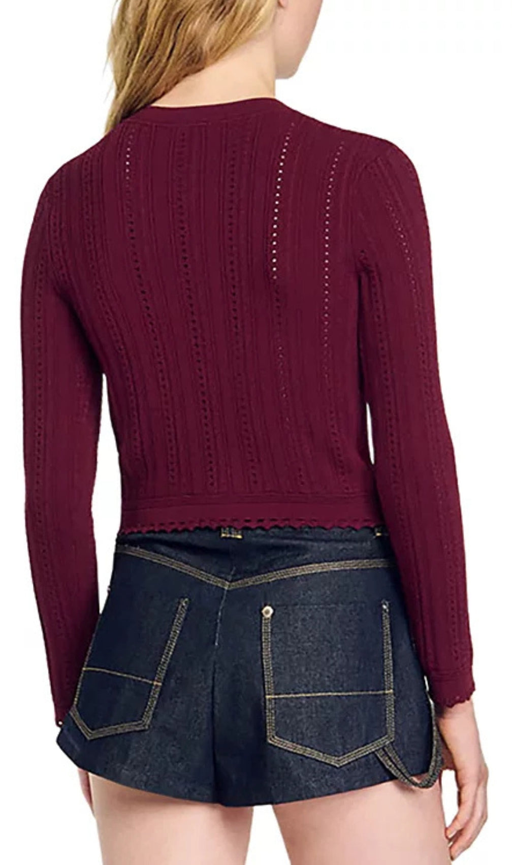 Holiday Cropped Cardigan