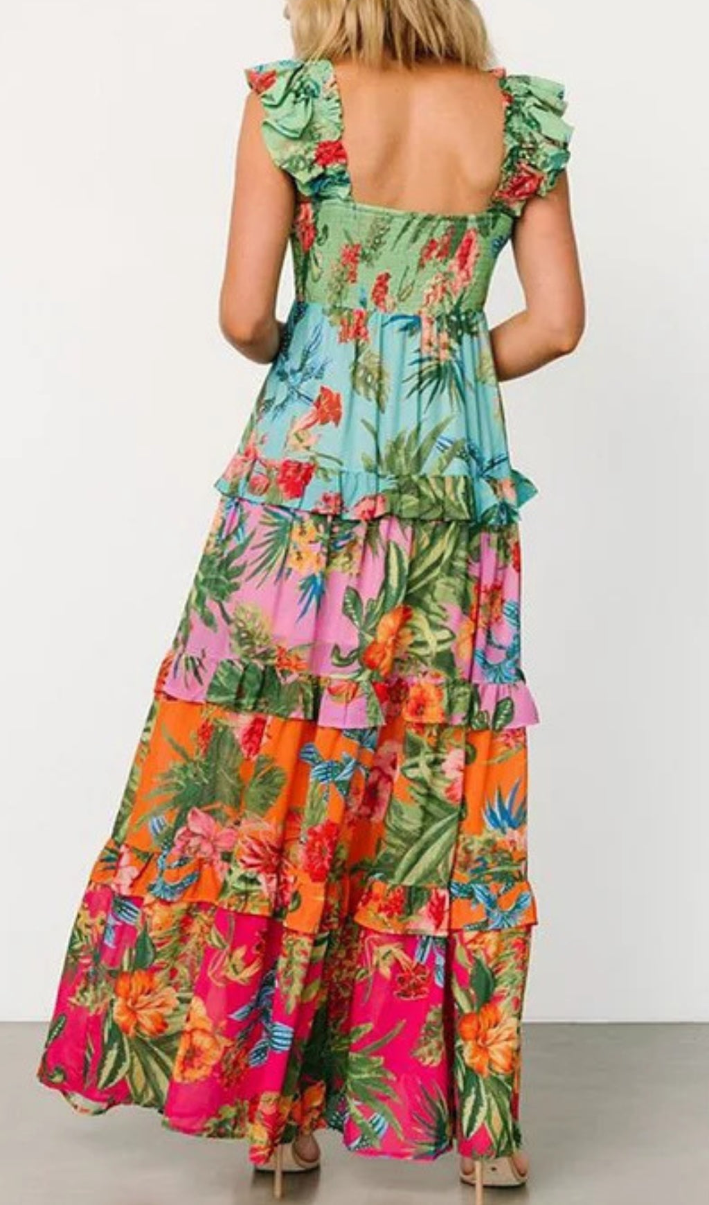 Emeline Printed One-Piece Swimsuit & Skirt