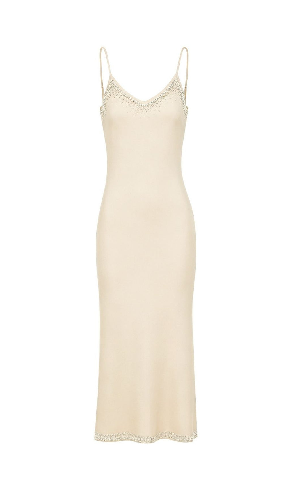 Kinsey Apricot Diamante Knit Cardigan & Midi Dress Set
