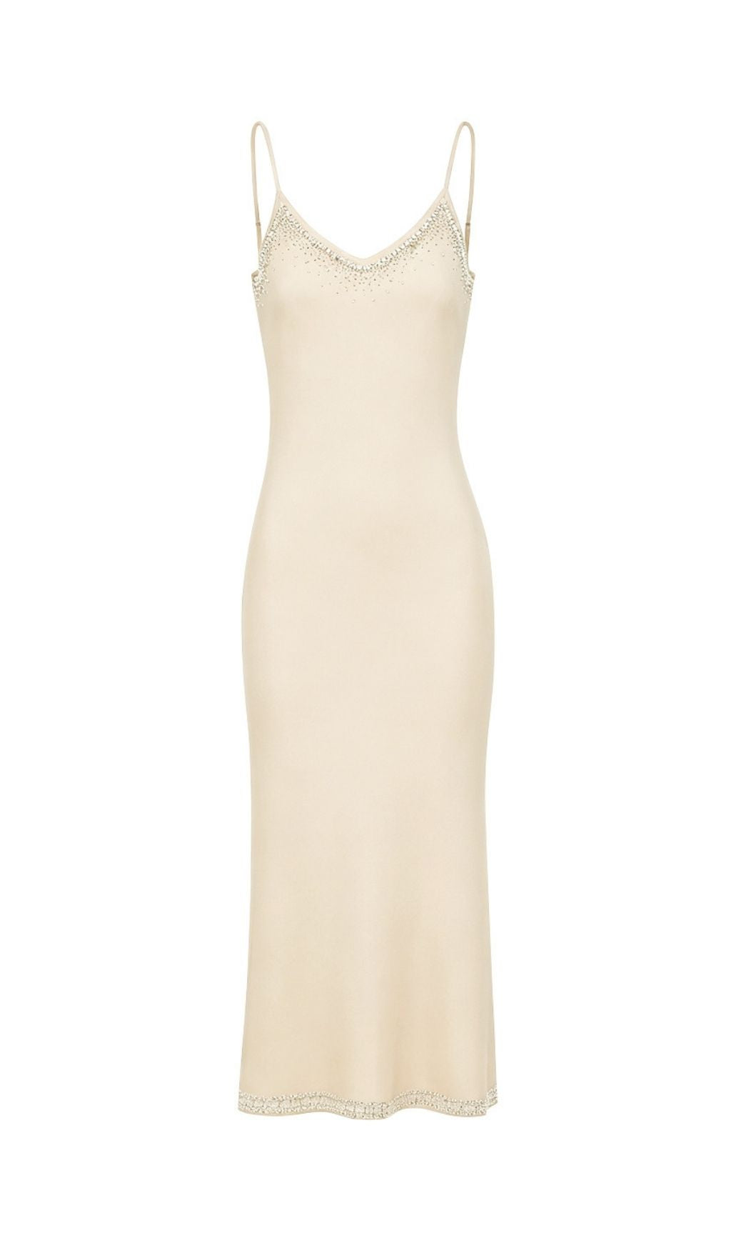 Kinsey Apricot Diamante Knit Cardigan & Midi Dress Set