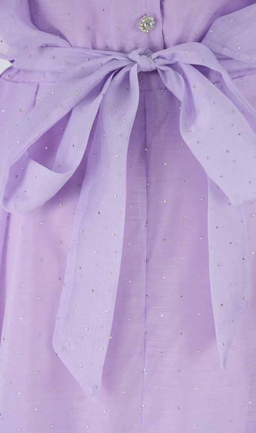 Jolanda Sparkle Ruffle Maxi Dress - Elegant Long Sleeve Gown