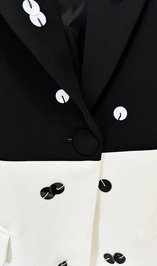 Averi Sequin Blazer Skirt Set