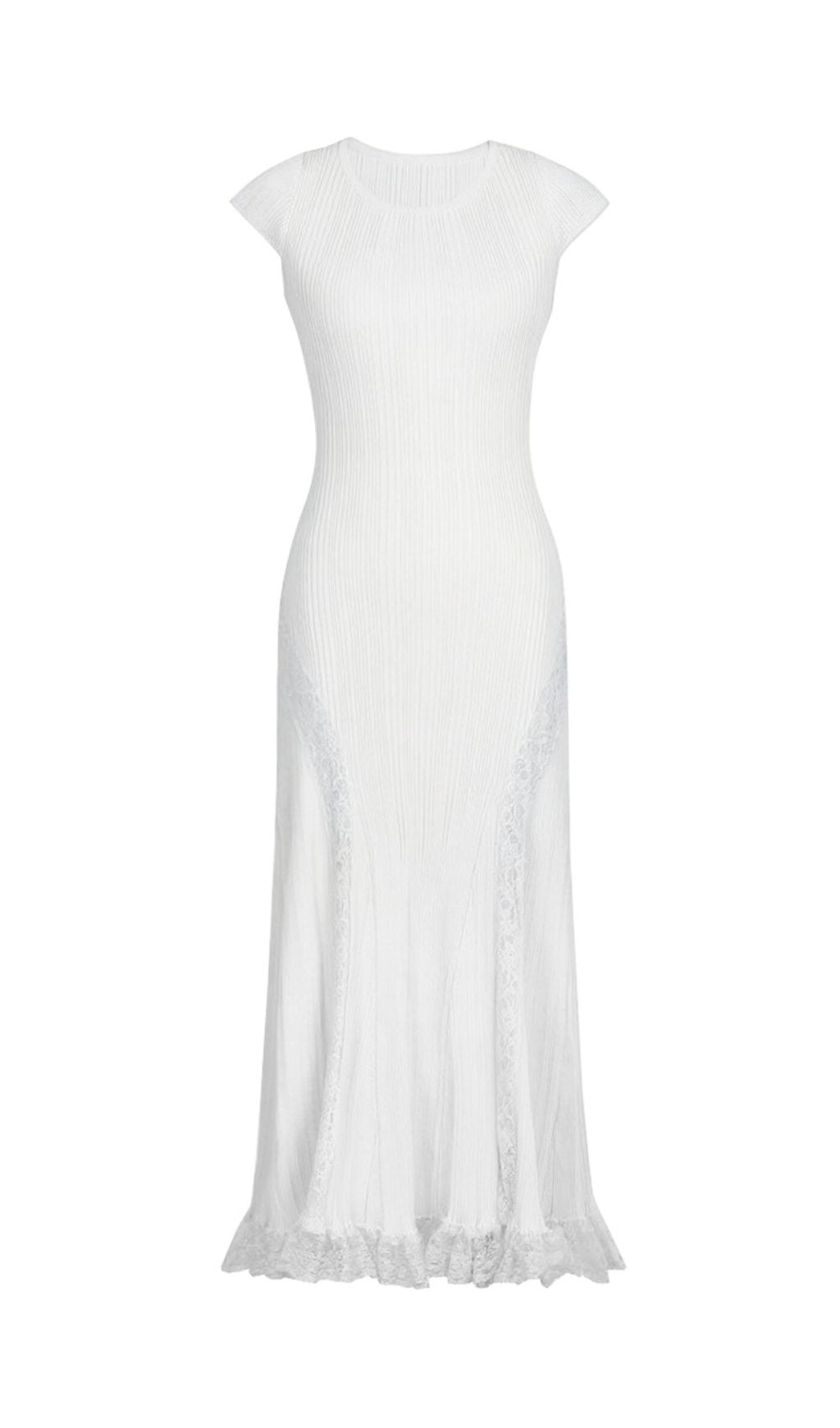 Farrah Knitted Lace Midi Dress