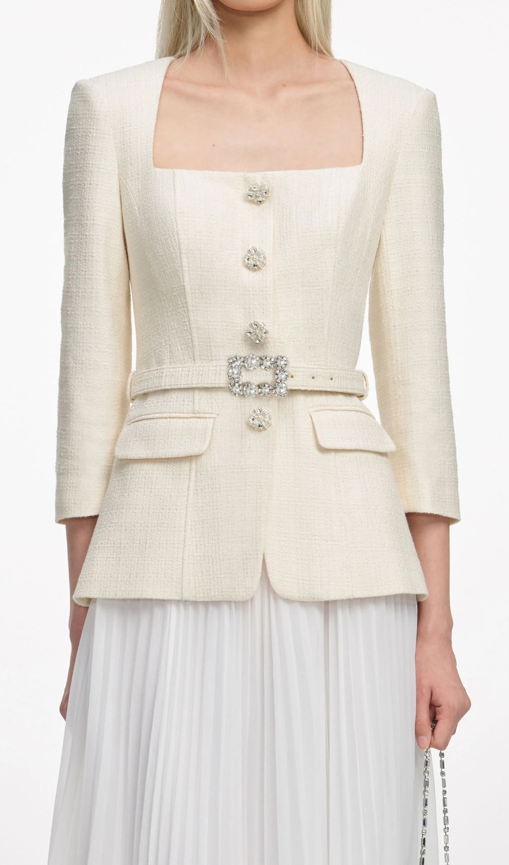 Ilayda Elegant Pleated Midi Dress | Long Sleeve Sophistication & Chic Style