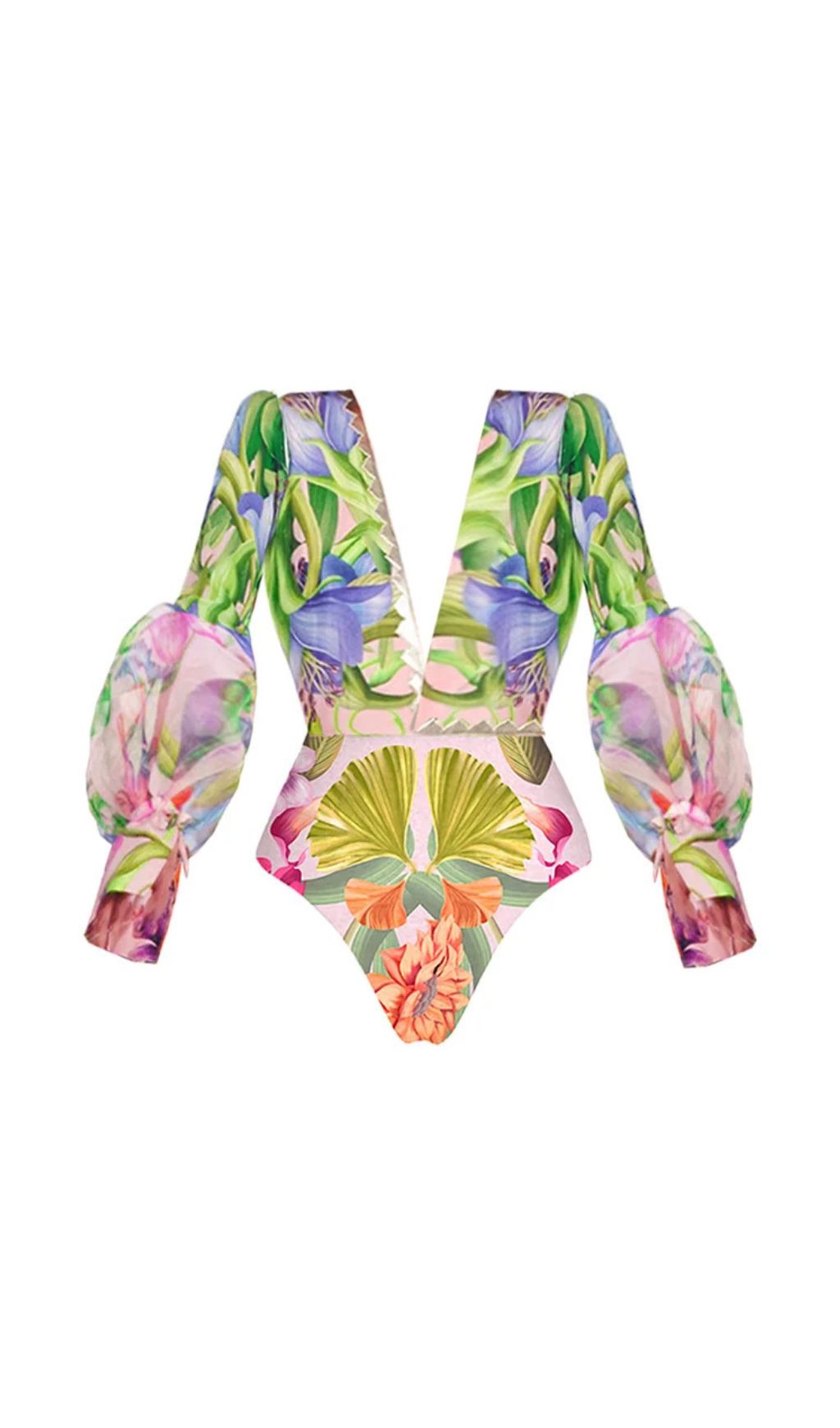 Guusje Flower Printed Two-Piece Swimsuit