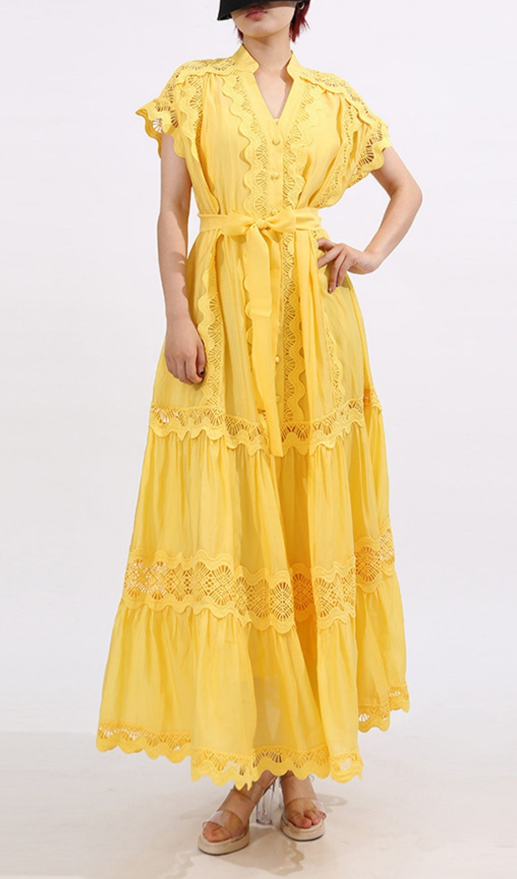 Fritzi V-Neck Maxi Dress