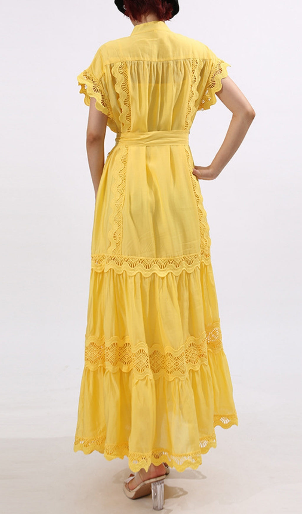 Fritzi V-Neck Maxi Dress