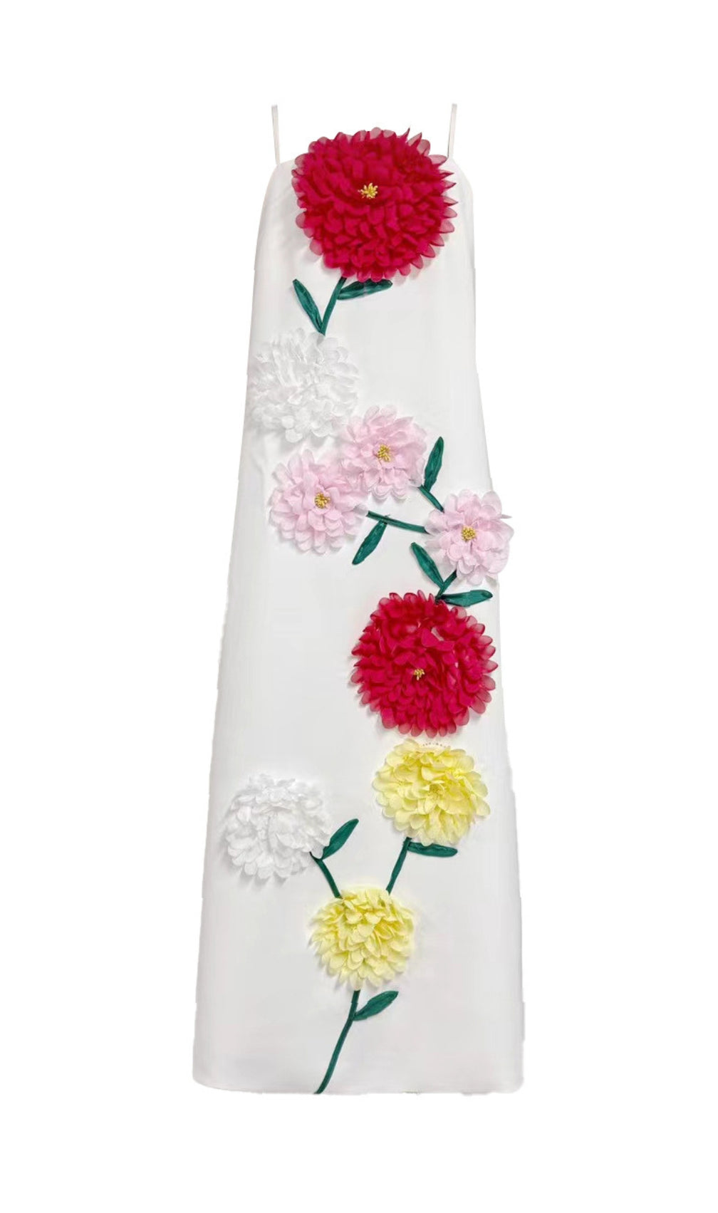 Erica Strappy Flower Maxi Dress