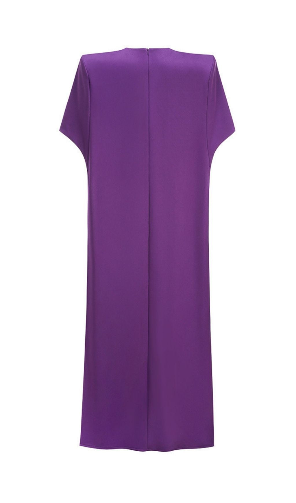 Kenisha Royal Purple Floral Embellished Maxi Gown | Elegant Evening Dress