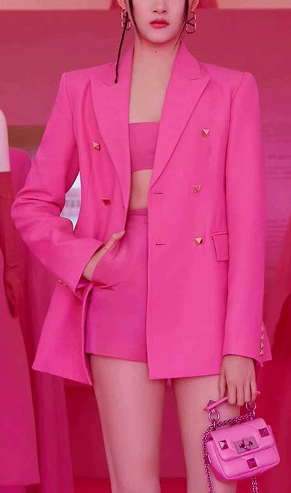 Aenor Pink Blazer Set