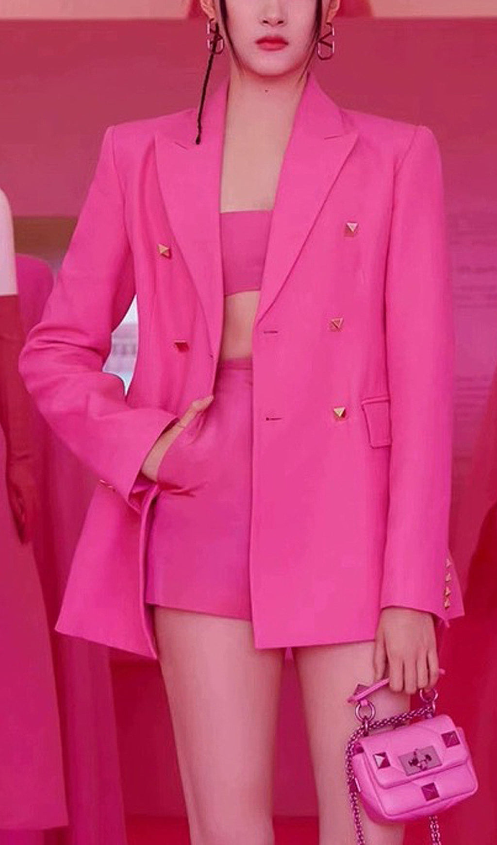Aenor Pink Blazer Set