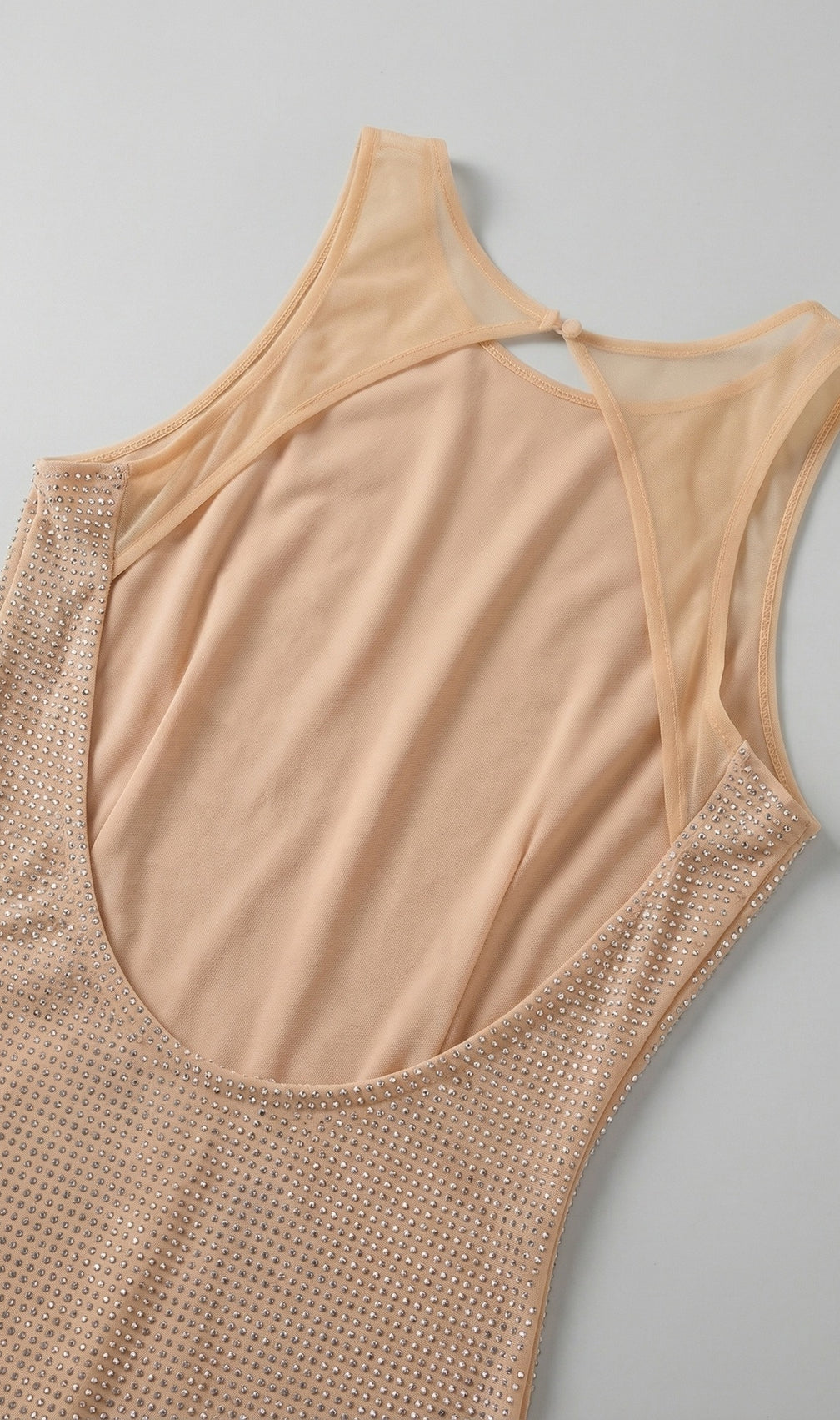 Jaysha Dazzling Rhinestone Backless Mini Dress | Sparkle & Slay