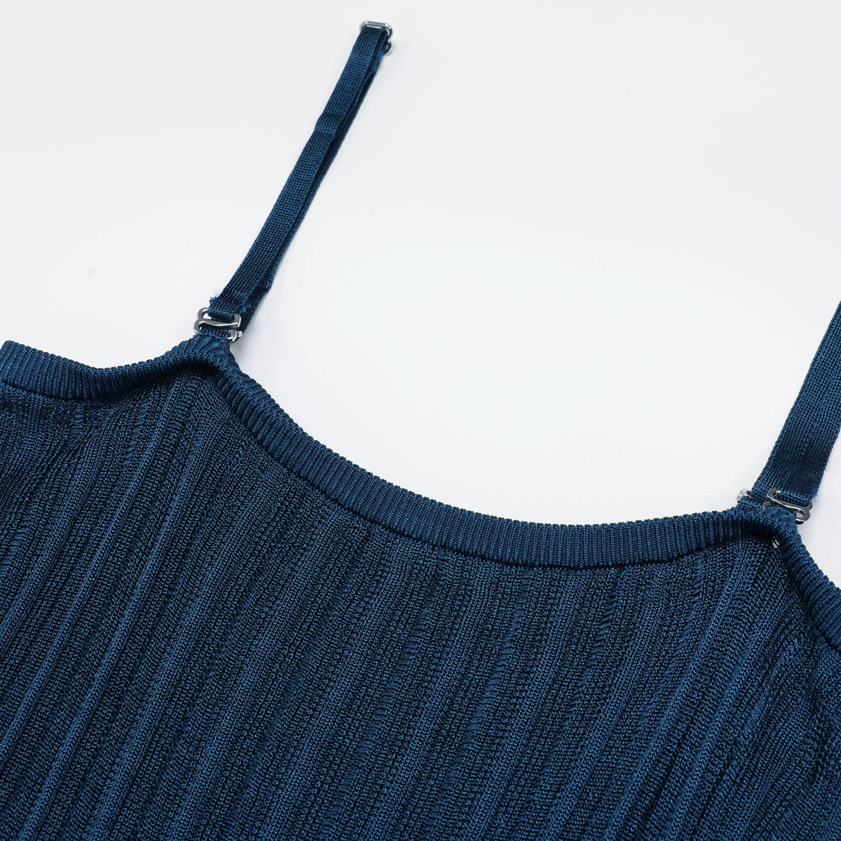 Kirkley Royalblue Strappy Knit Mini Dress