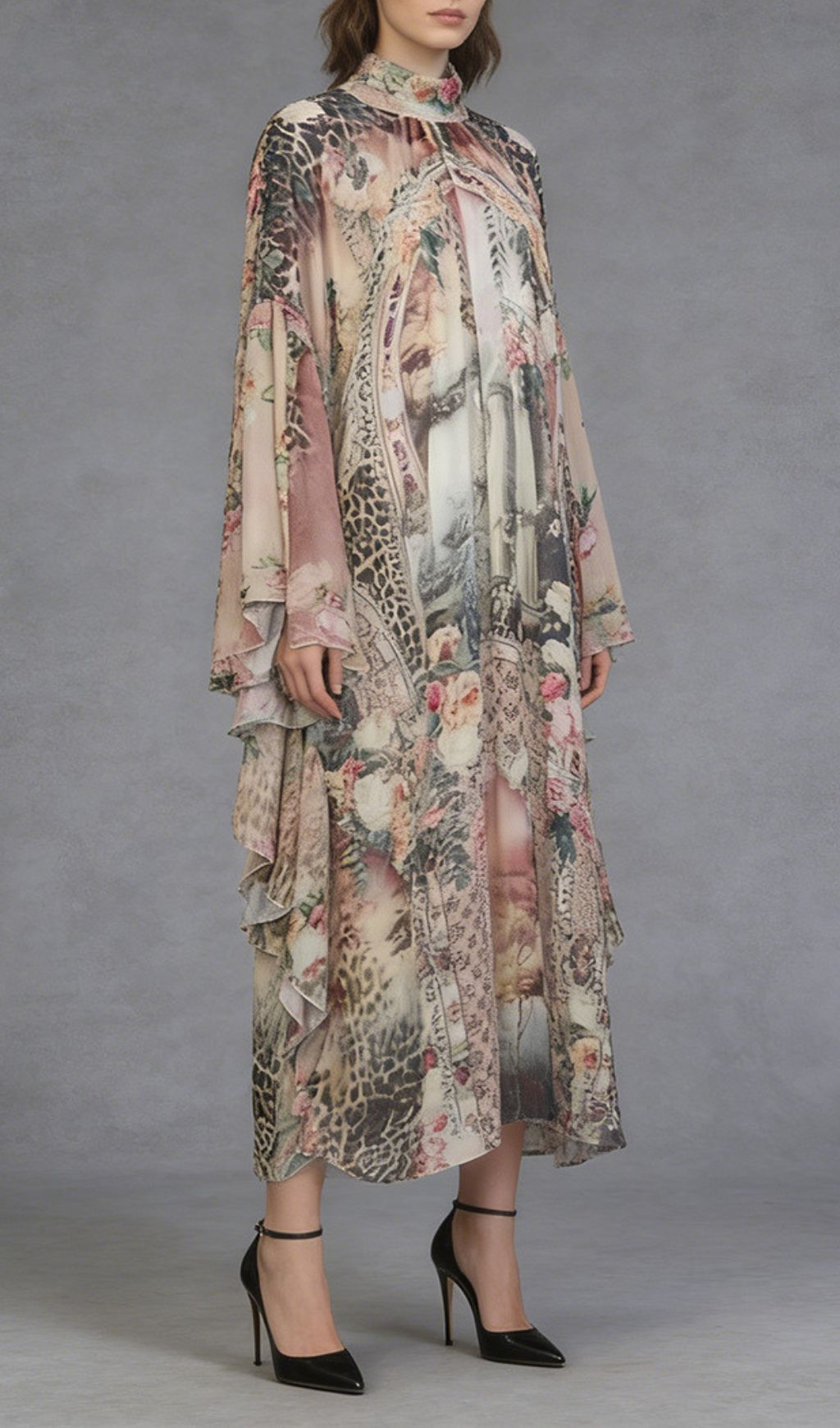 Kacy Artistic Printed Maxi Dress | Bohemian Flow & Elegant Style