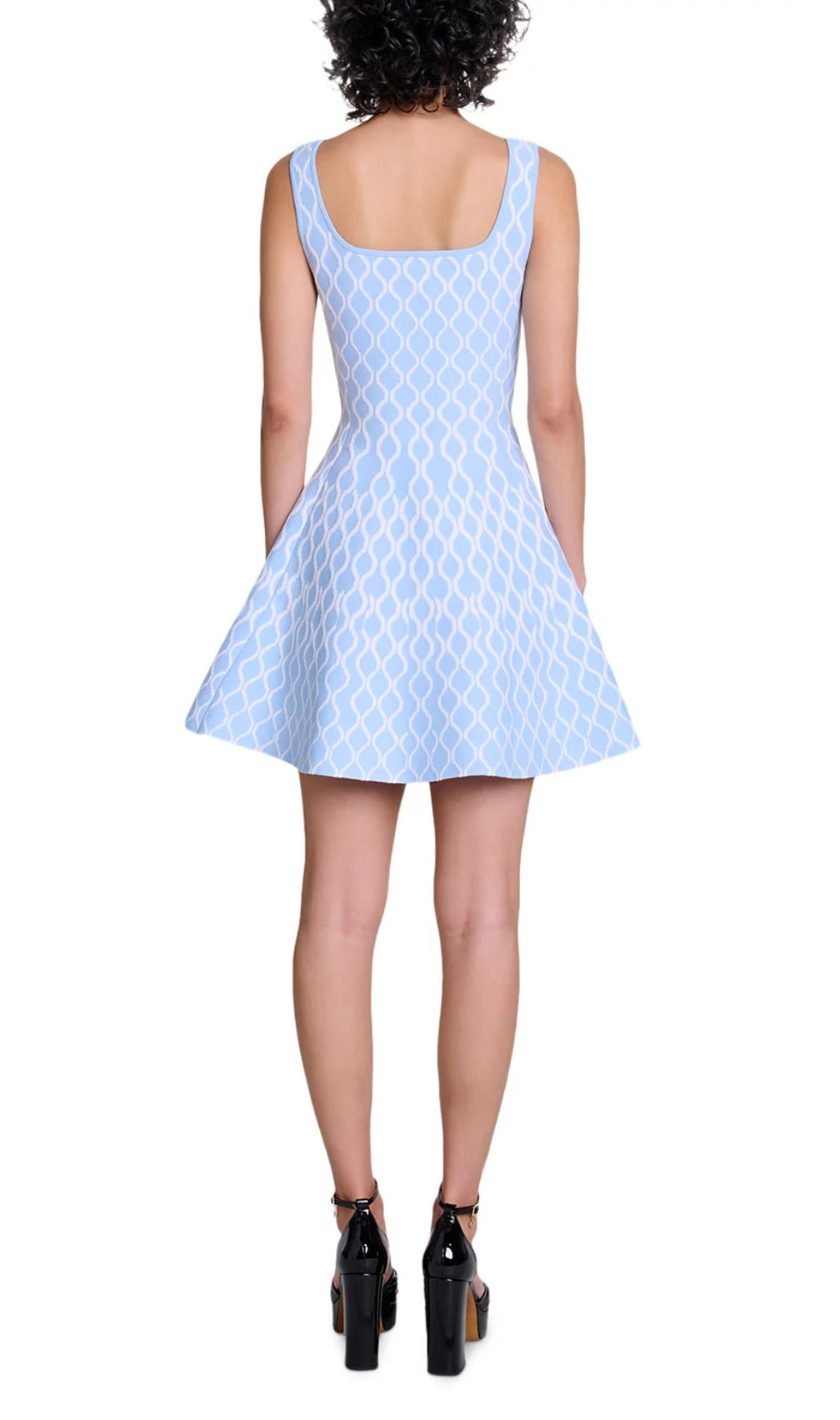 Russel Wave Printed Mini Dress