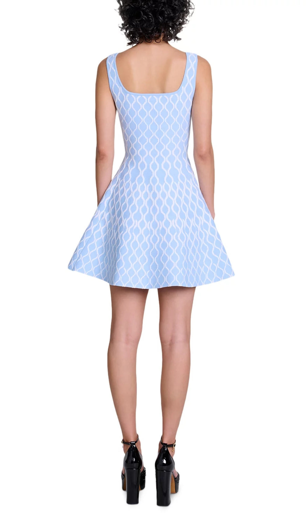 Russel Wave Printed Mini Dress