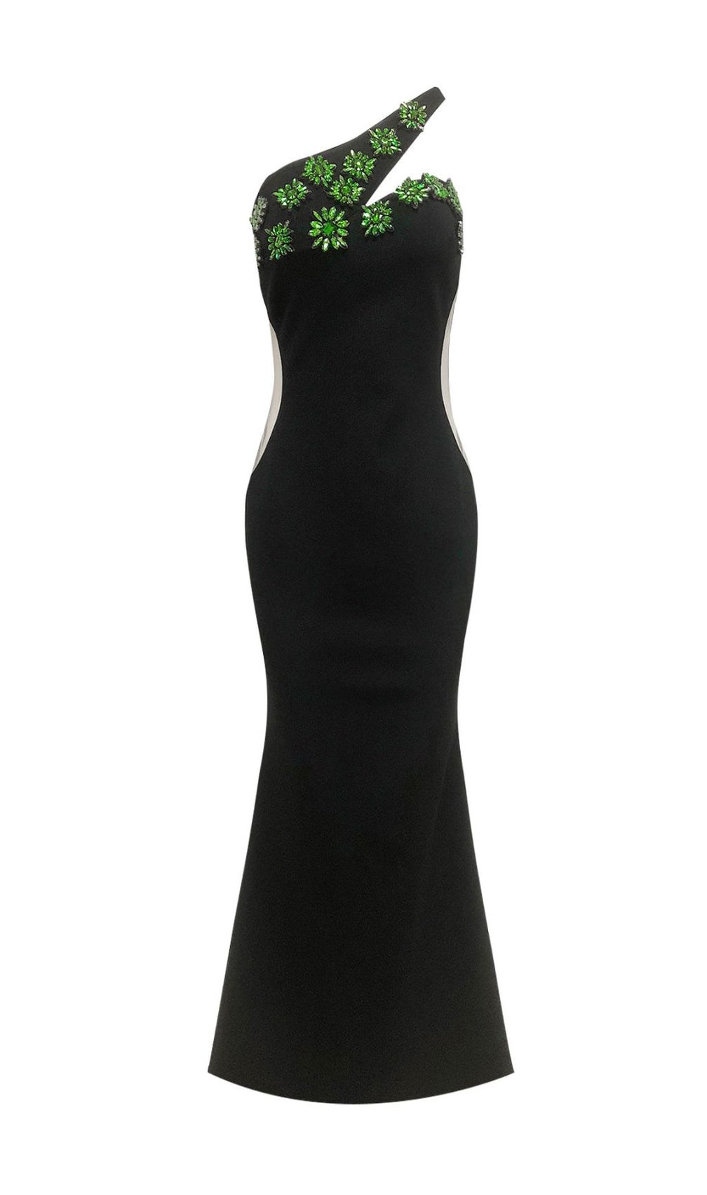 Fuji Black Diamante Bandage Maxi Dress