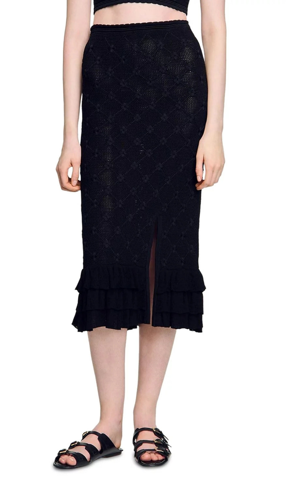 Knit Midi Skirt