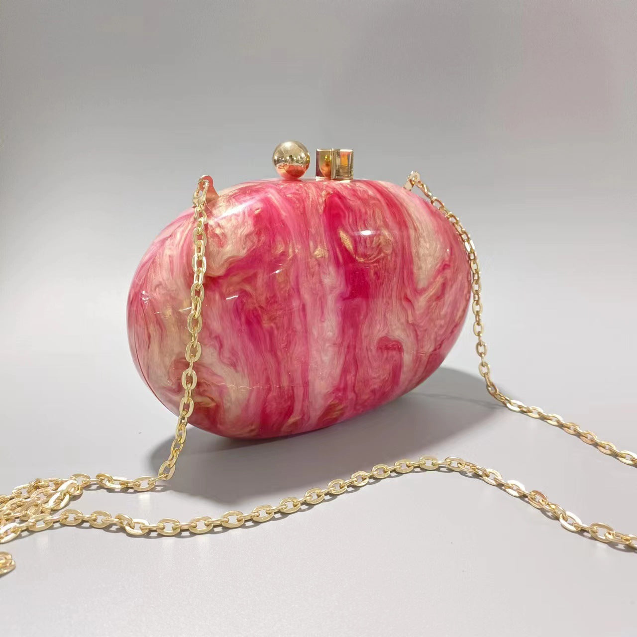 Pearlescent Acrylic Clutch