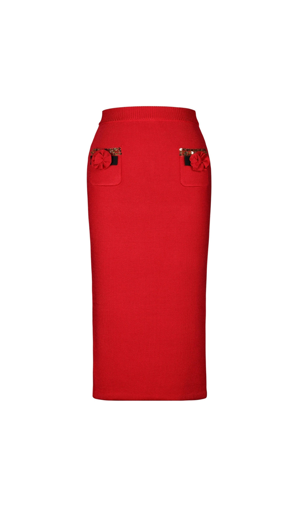 Emilia Flower Embellished Skirt Set