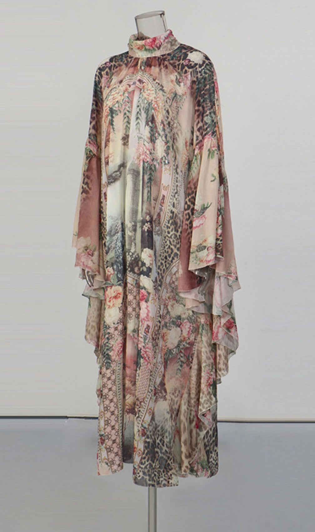 Kacy Artistic Printed Maxi Dress | Bohemian Flow & Elegant Style