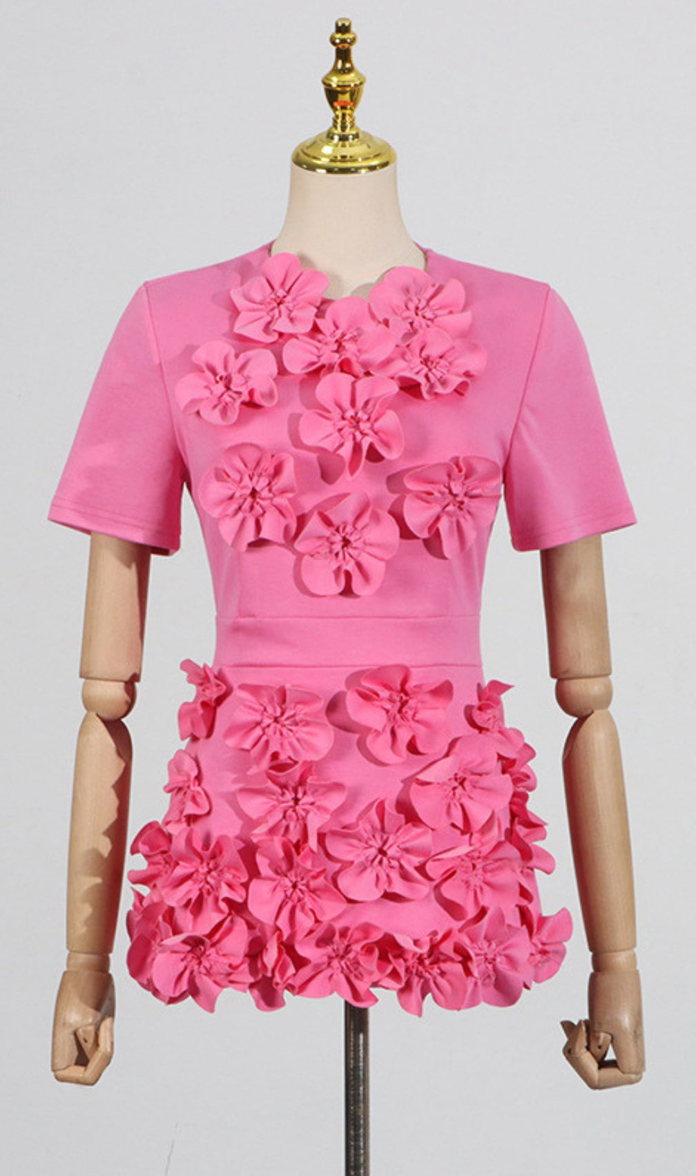 Delma Pink Flower Two-Piece Set