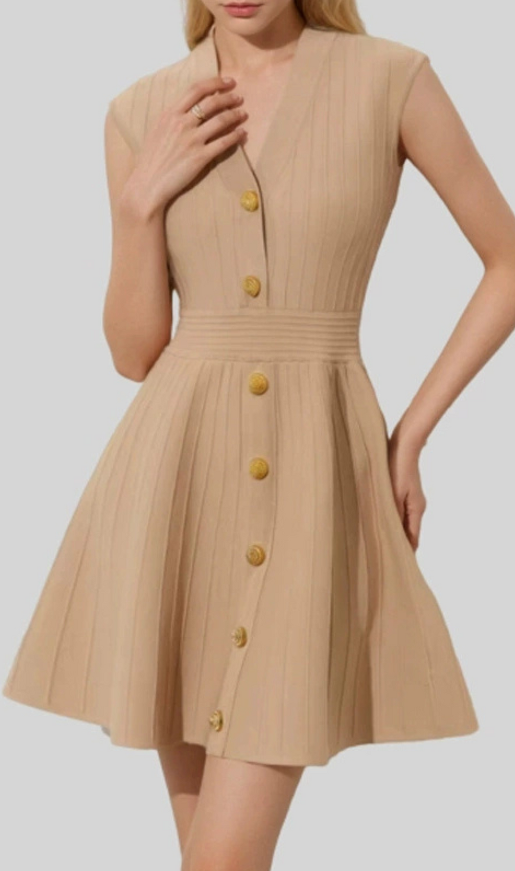 Helen Knit Sleeveless Mini Dress