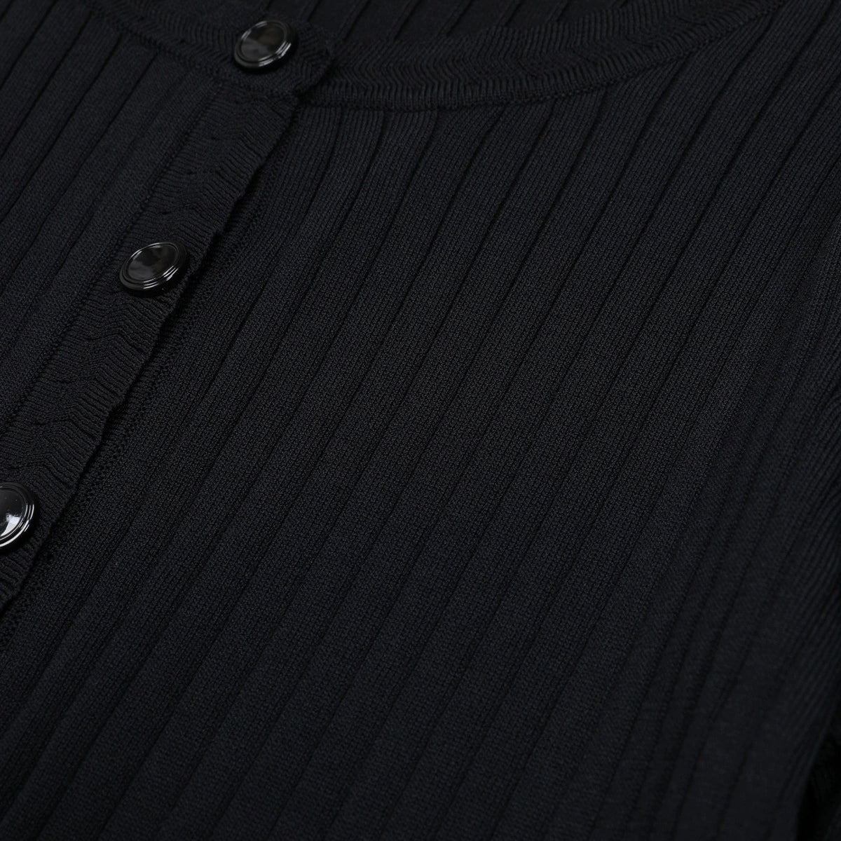 Jackie Black Ribbed Knit Maxi Dress & Cardigan Set - Effortless 2-Piece Style