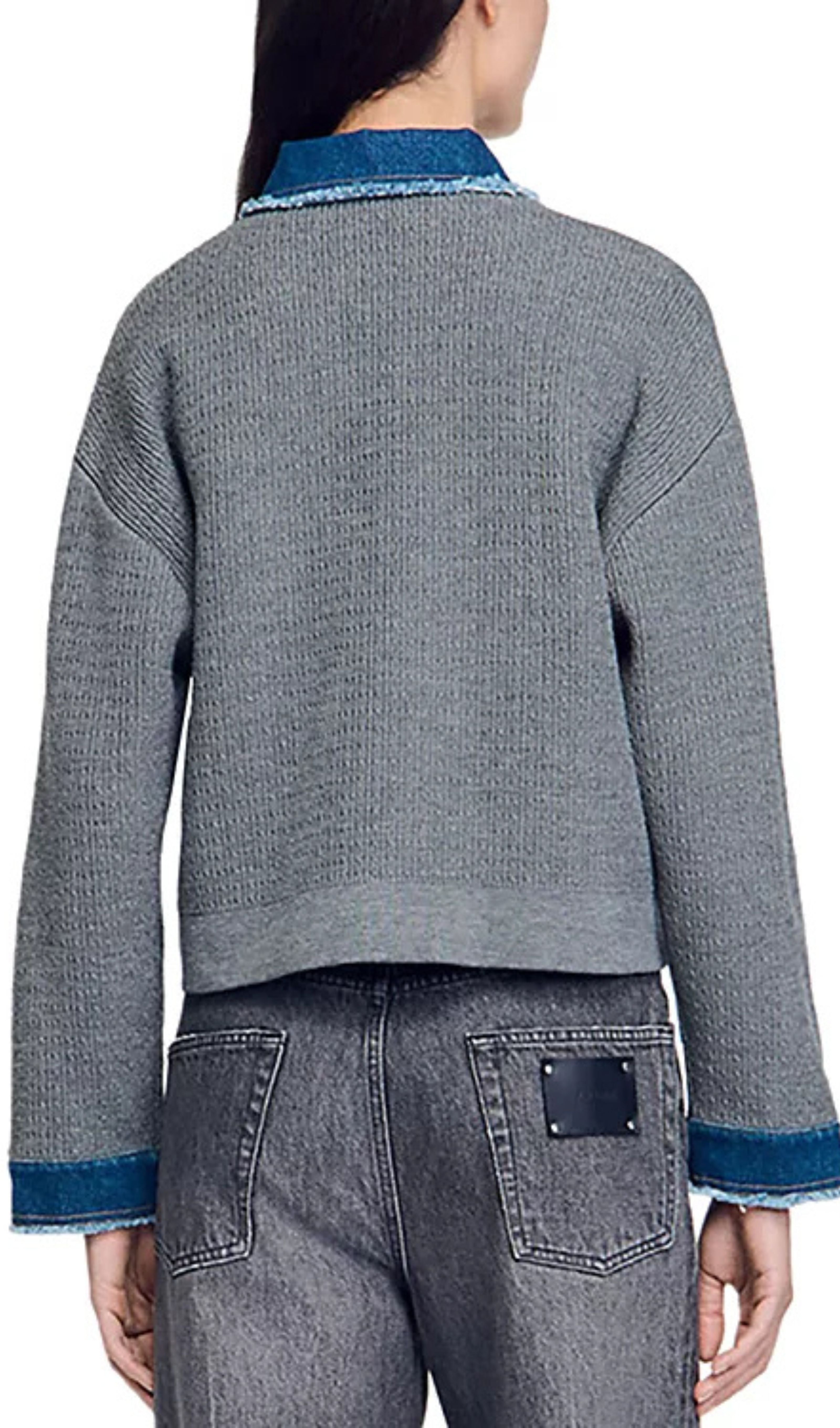 John Mixed Media Cardigan