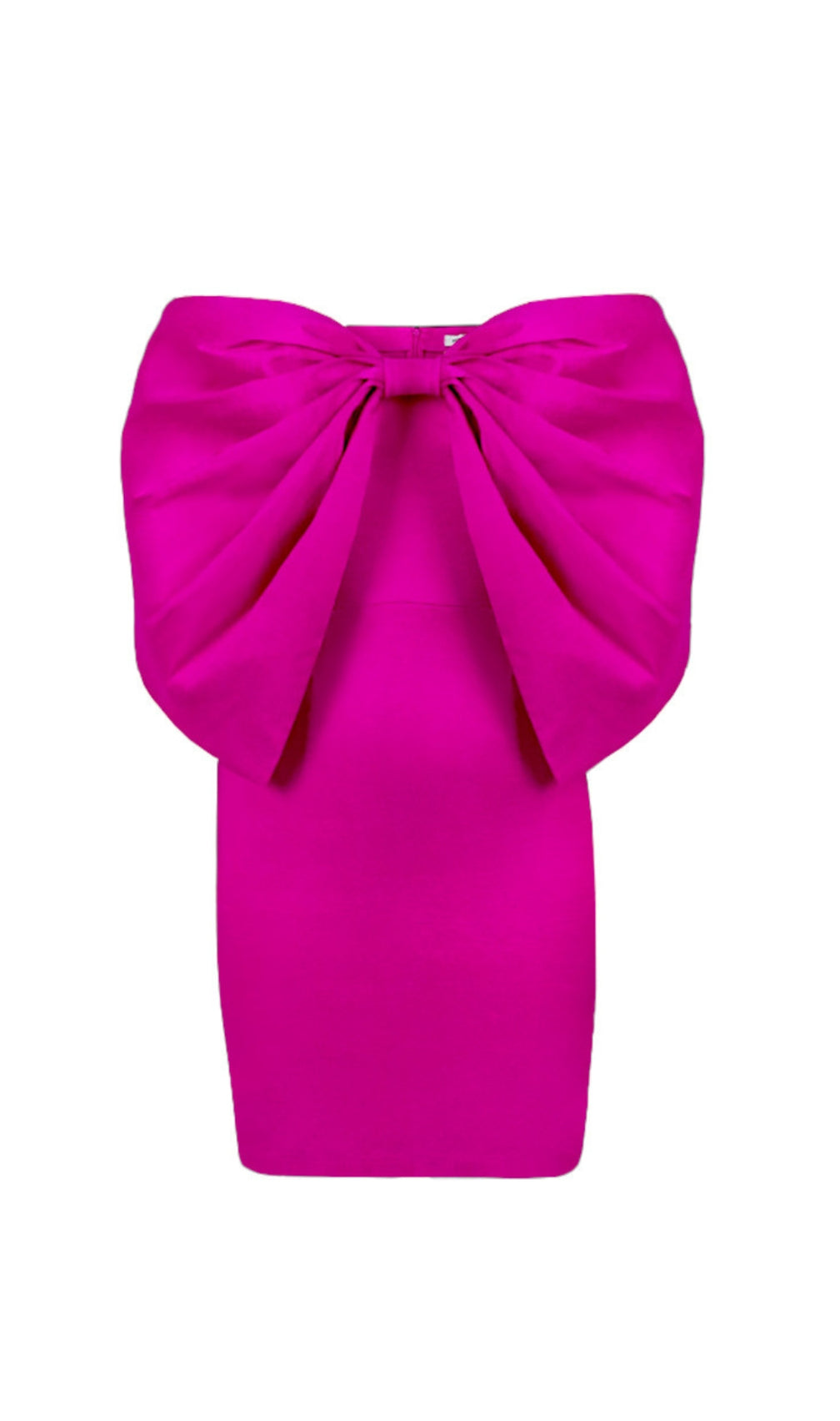 Baara Pink Bow Off Shoulder Mini Dress