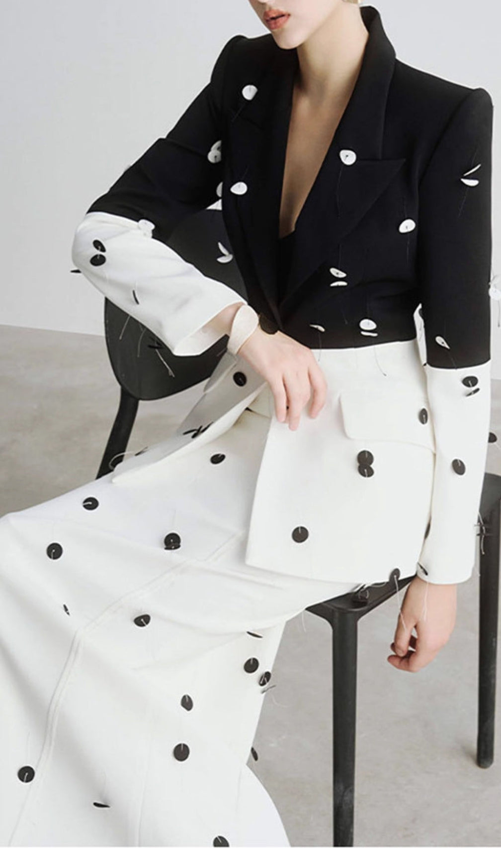 Averi Sequin Blazer Skirt Set