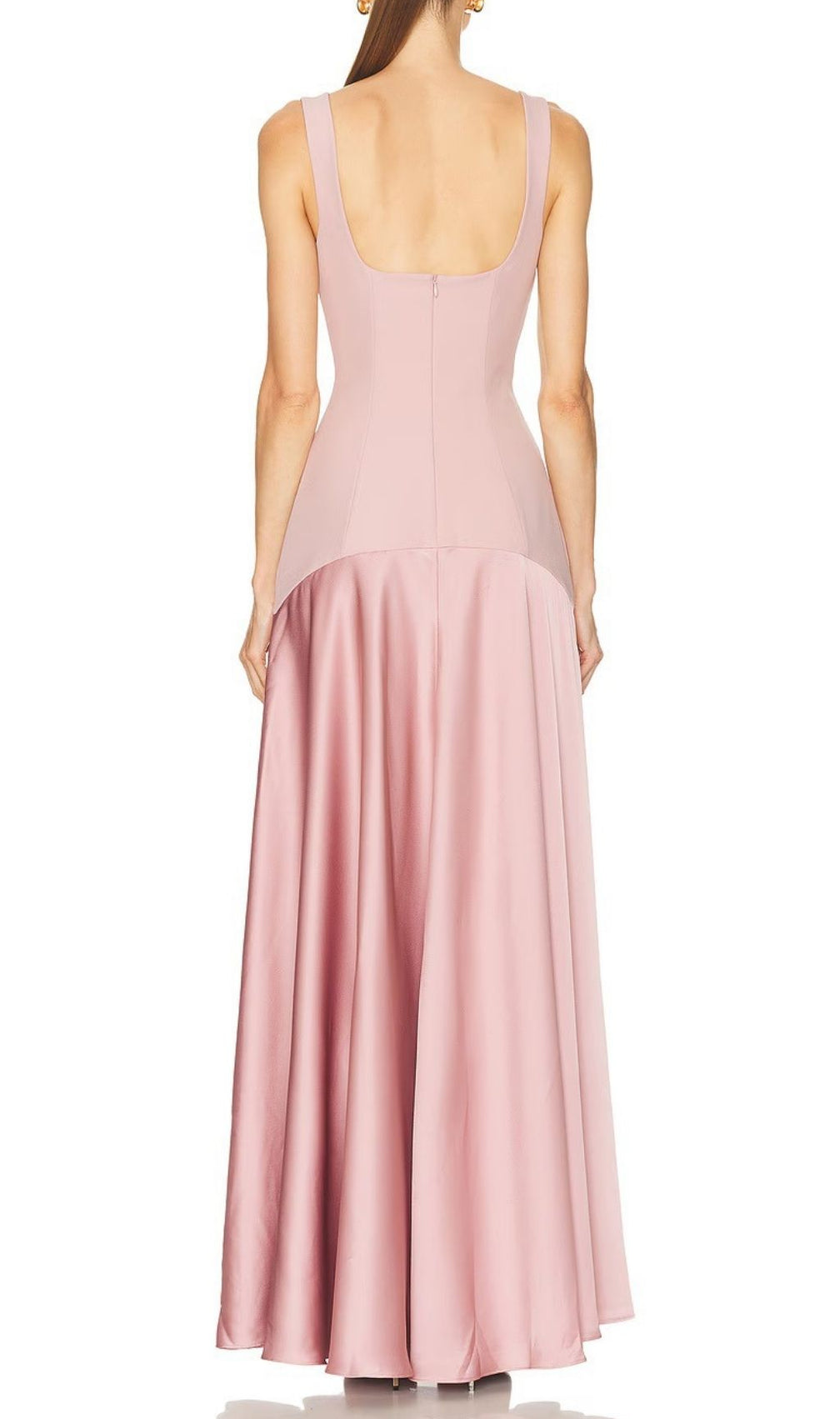 Kenya Elegant Square Neck Maxi Dress | Women's Flowy Gown