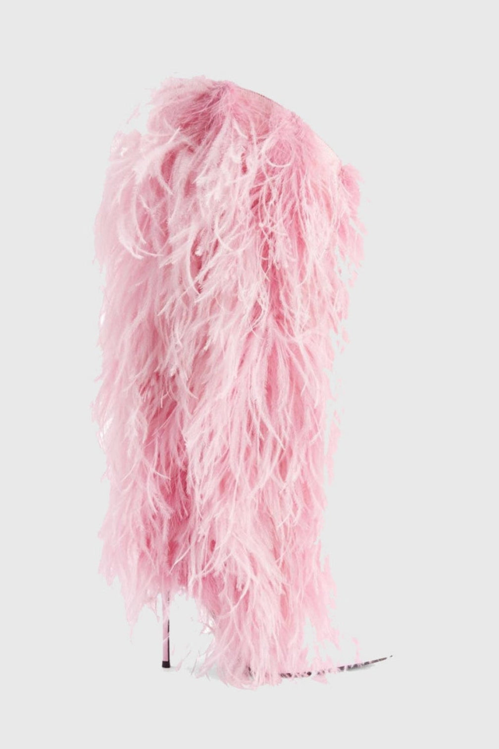 Danica Feather Knee-high Boots - Pink