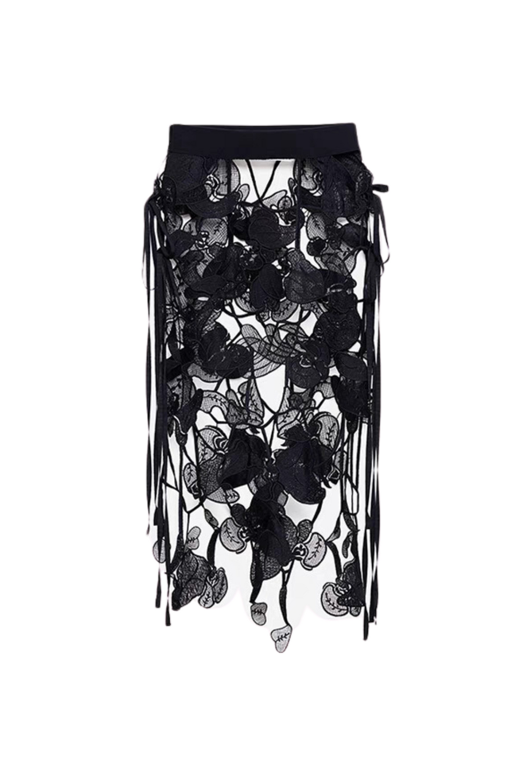 Hollow Out Embroidery Skirt