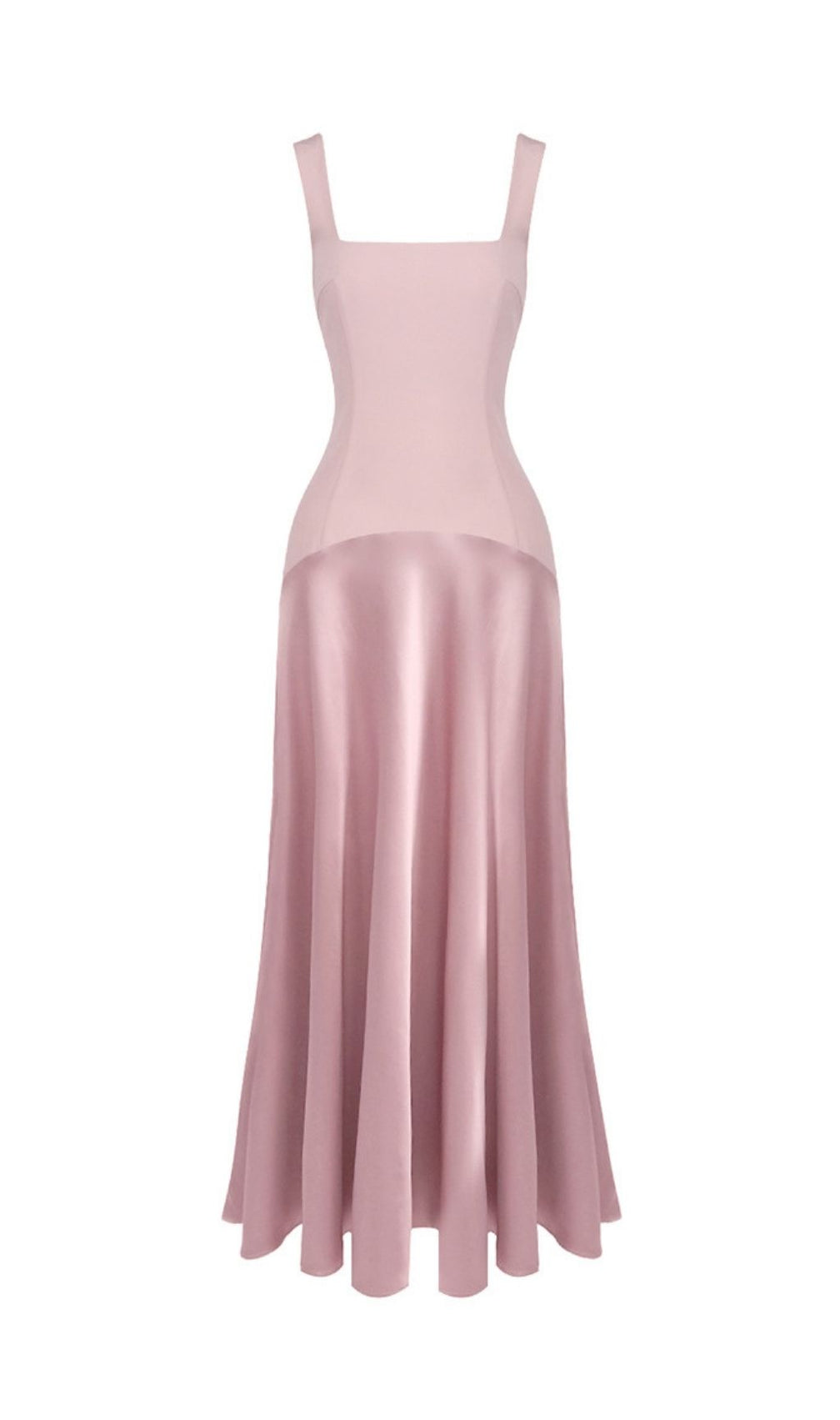 Kenya Elegant Square Neck Maxi Dress | Women's Flowy Gown