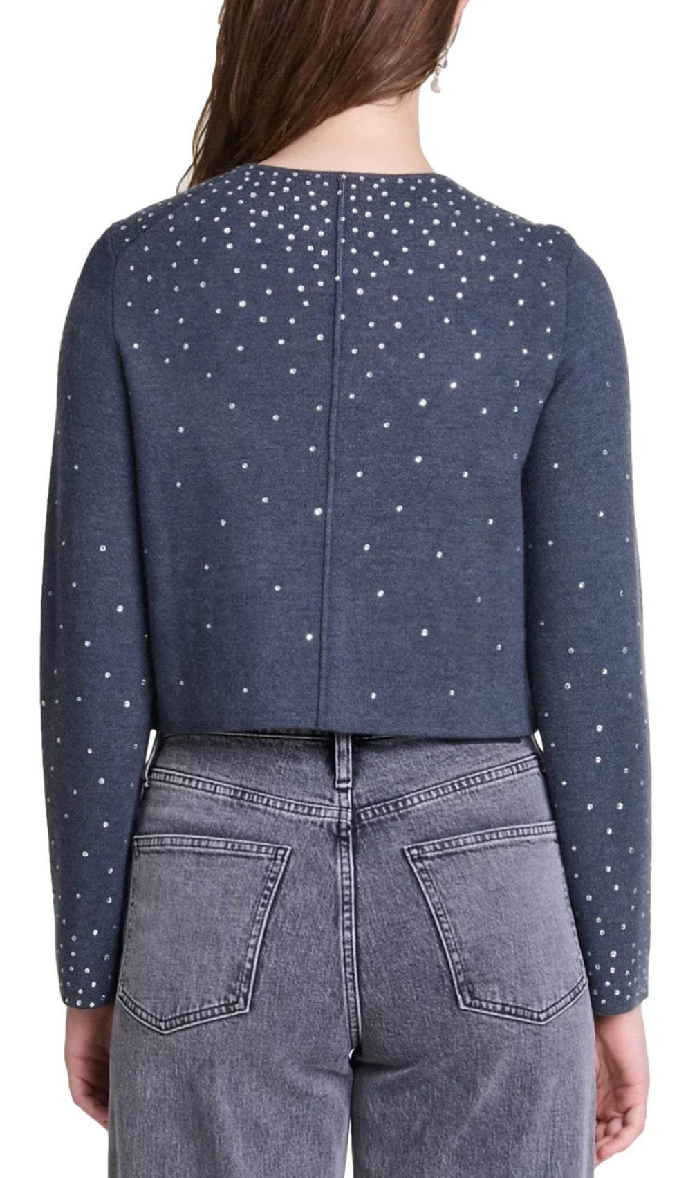 Mistrassa Rhinestone Cardigan