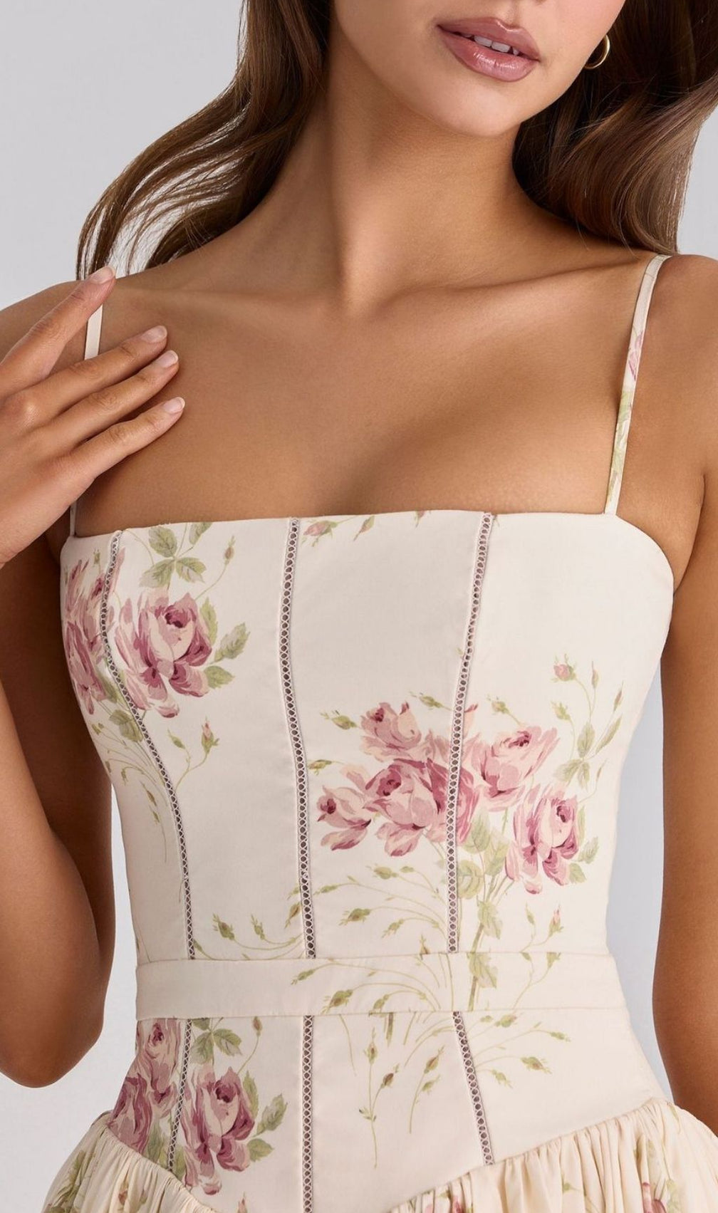 Laria Strappy Floral Maxi Dress