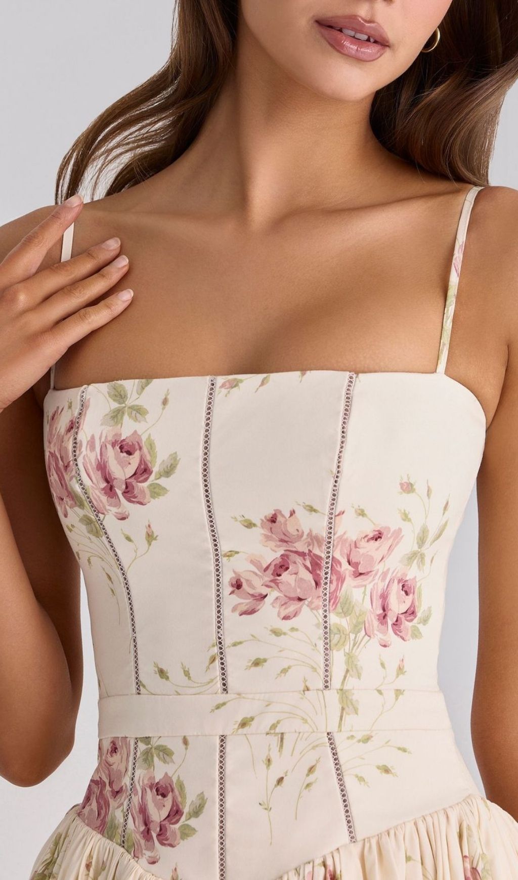 Laria Strappy Floral Maxi Dress